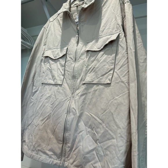 Old Navy Men's Khaki Jacket Front Pockets Size XL - Picture 5 of 9